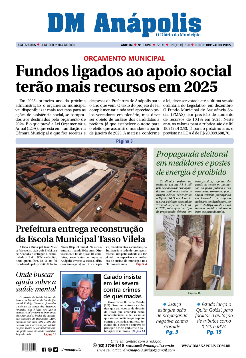 Edição EDIÇÃO2024-09-13